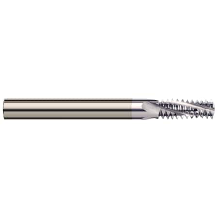 Harvey Tool Thread Milling Cutters - Multi-Form, 0.2450", Finish - Machining: ZrN 70204-C8